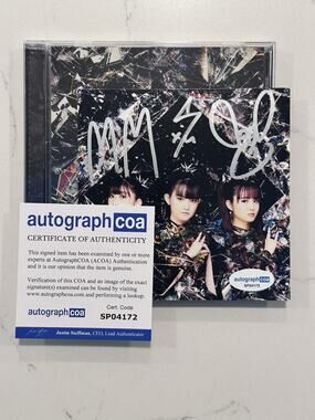 Babymetal Metal Forth AUTOGRAPHED SIGNED CD COA ACOA #8